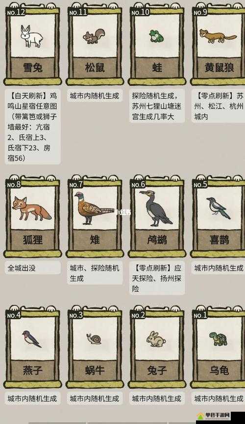 江南百景图动物有什么用？动物用处介绍全攻略