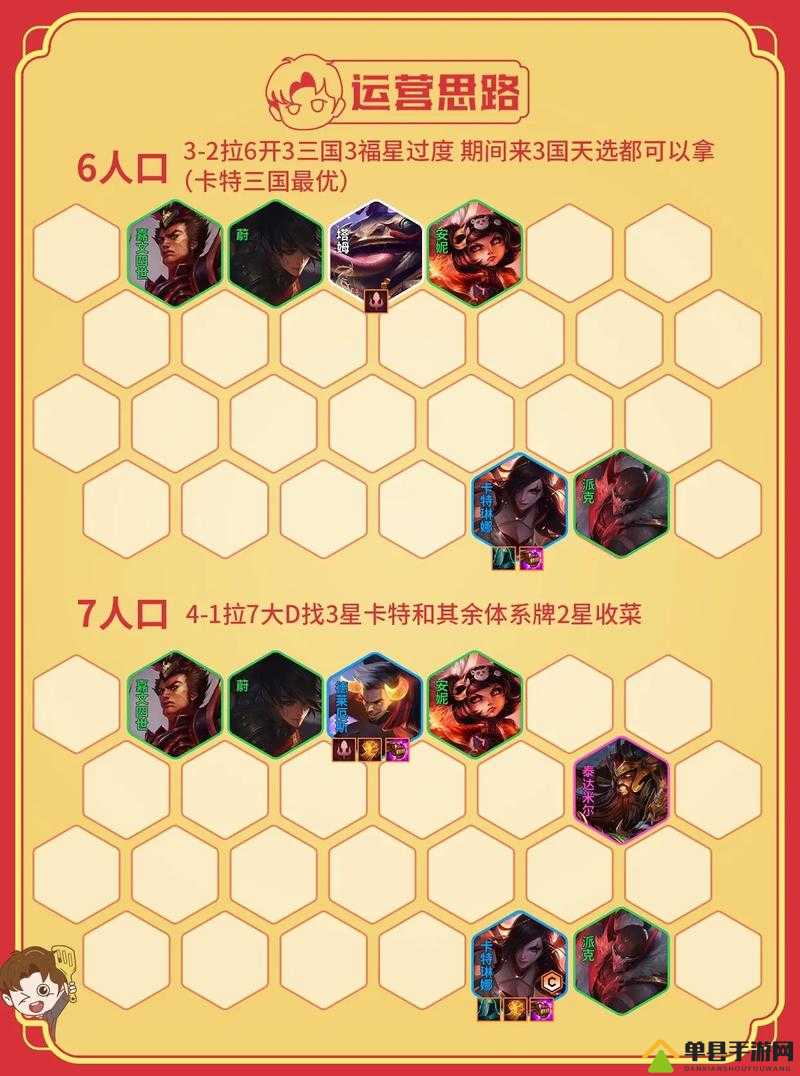 云顶之弈手游10.24九三国怎么玩？九三国卡特出装推荐