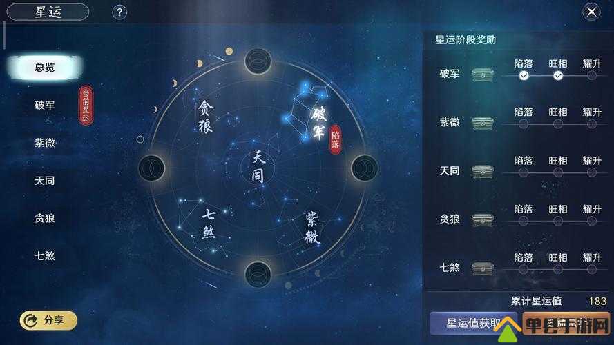 天涯明月刀手游，破军星运闪耀升级全攻略